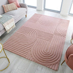 Modern Rug - Solacio Zen Pink