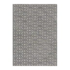 Graphic Floor Rug - Patno Clarissa Silver