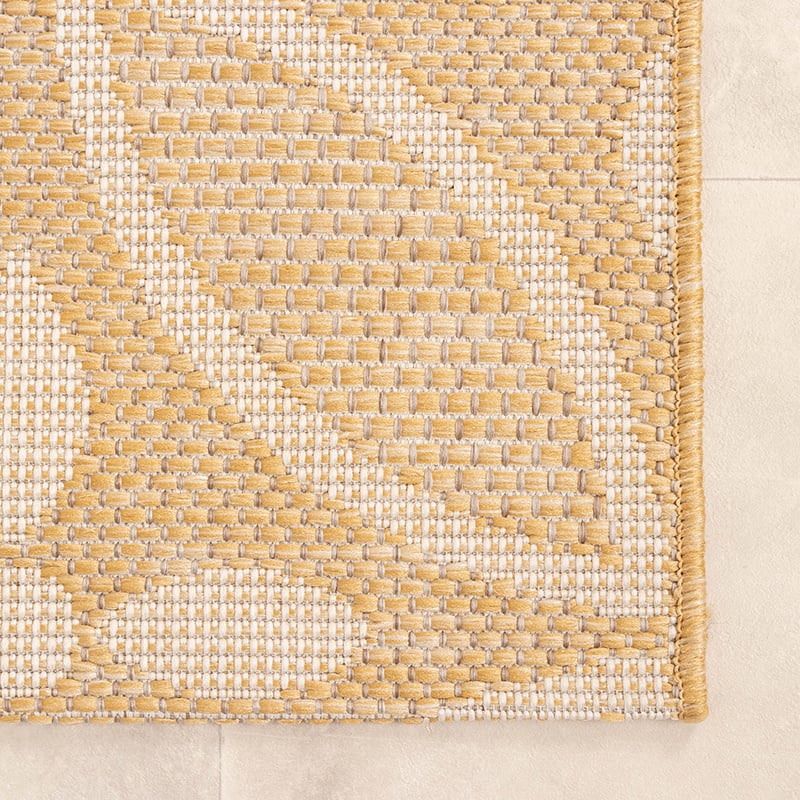 Outdoor Rug - Summer Pattern Yellow