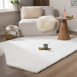 Soft High Pile Rug - Comfy Supreme White