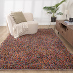 High Pile Wool Rug - Elin Multicolour