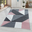 Modern Rug - Optimism Design Pink/Grey