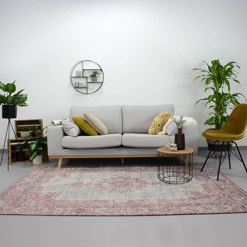 Vintage Rug - Dreams Grey/Pink