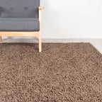 High Pile Rug - Solid Taupe