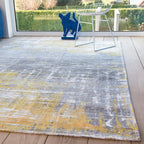 Vintage Floor Rug - Atlantic Streaks 8715 Yellow
