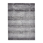 Soft floor rug - Oceane Geo Dark Grey