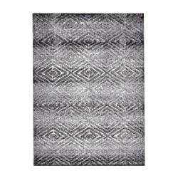 Soft floor rug - Oceane Geo Dark Grey