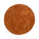 Round Low-Pile Rug – Cozy Terracotta