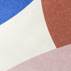 Geometric Rug – Swing Circles Blue/Pink