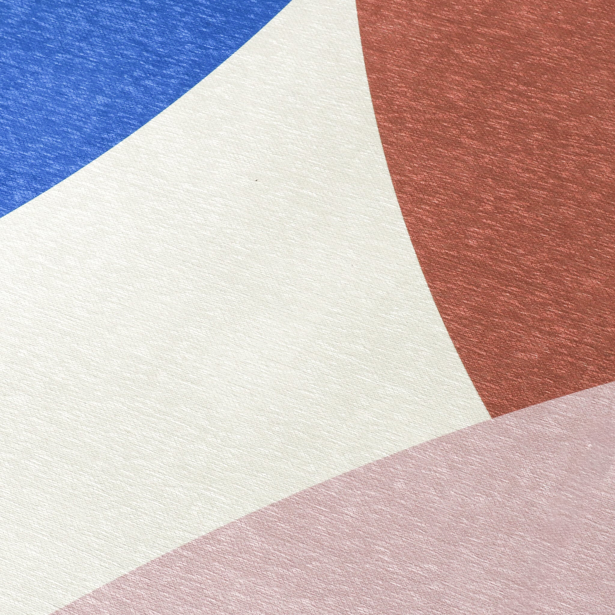 Geometric Rug – Swing Circles Blue/Pink