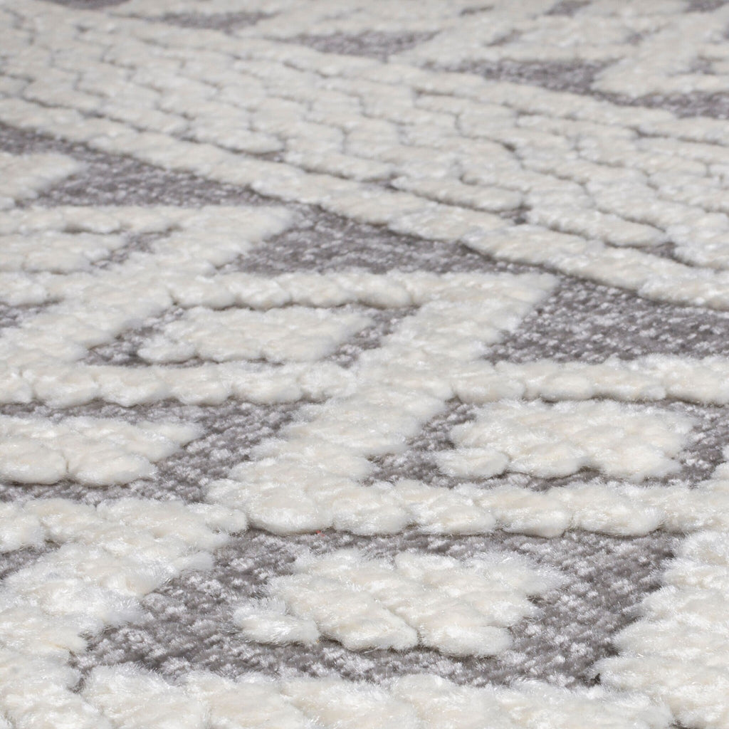 Washable floor rug - Galeo Jhansi Grey