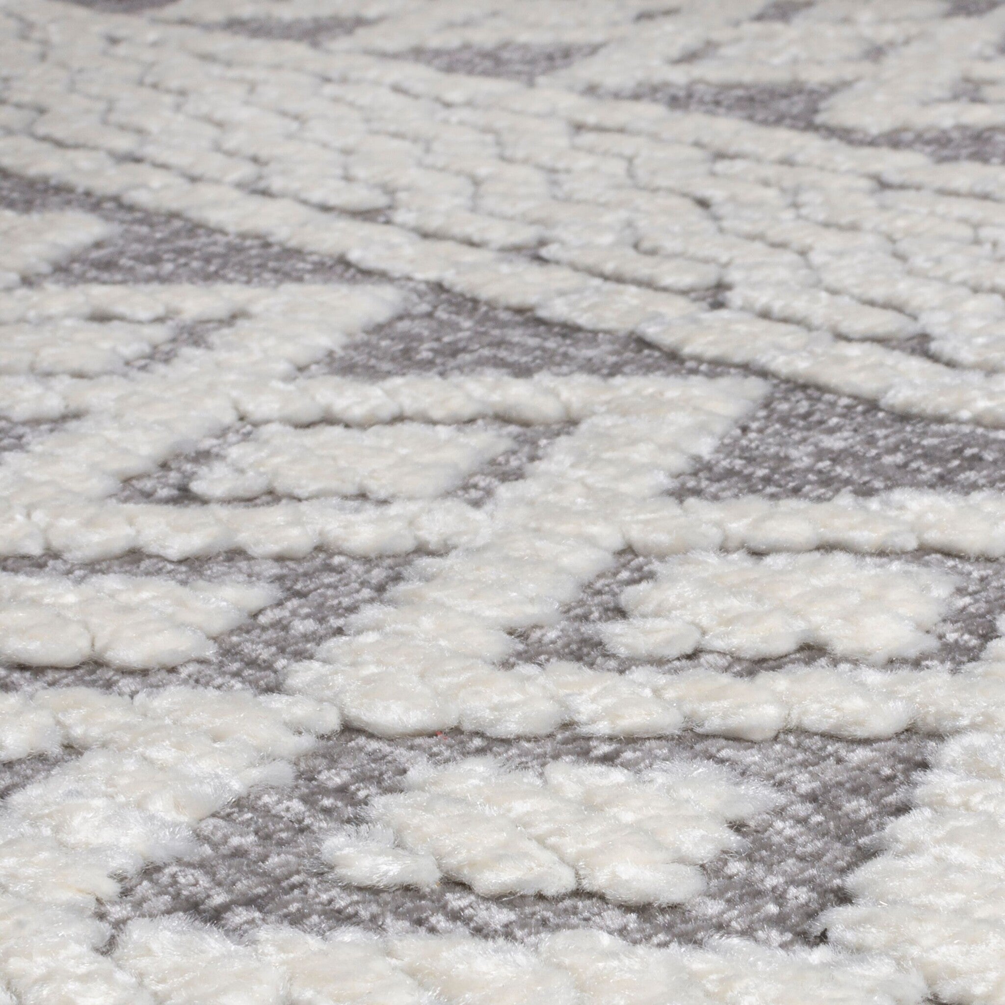 Washable floor rug - Galeo Jhansi Grey
