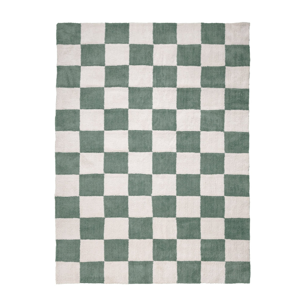 Checkerboard Rug - Blox Green