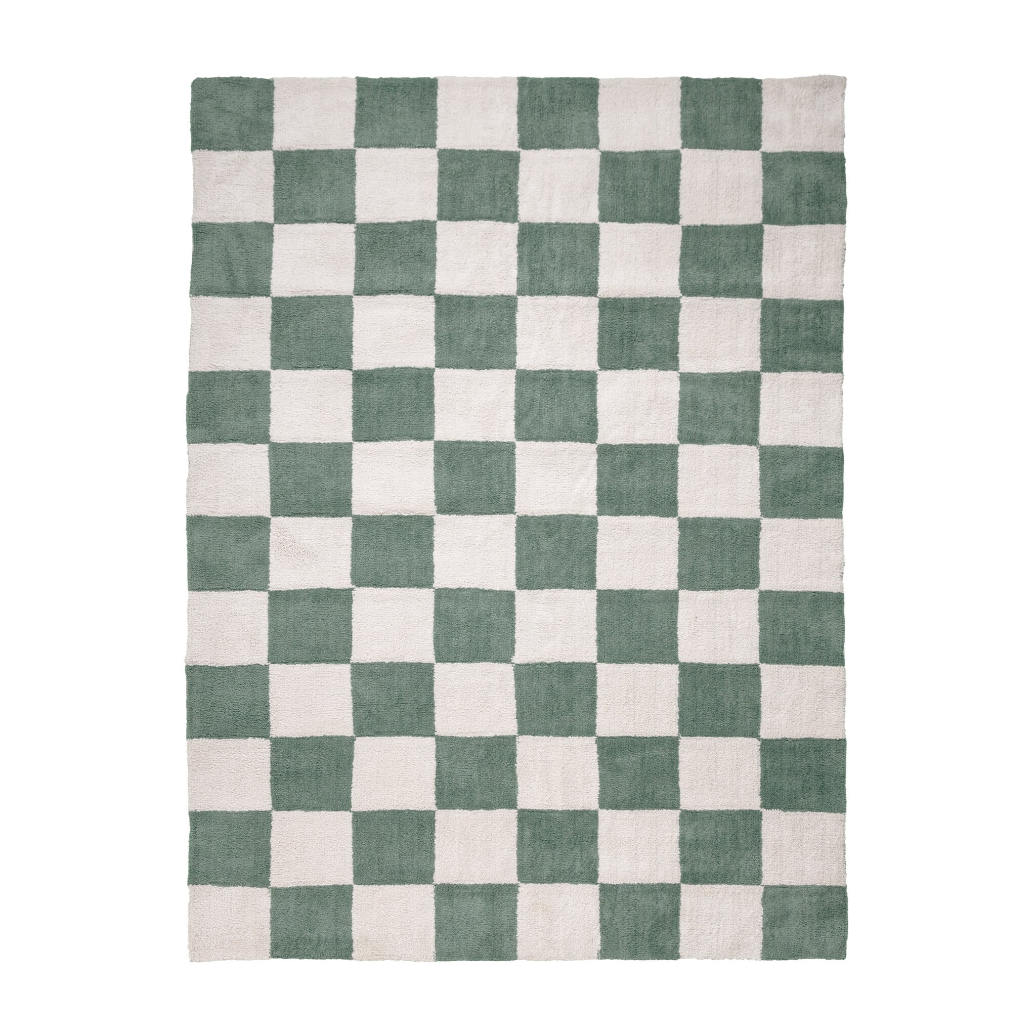 Checkerboard Rug - Blox Green