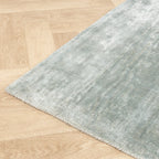 Viscose Rug - Pearl Mint Green