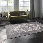 Vintage Floor Rug - Creative Vilaine Grey/Silver