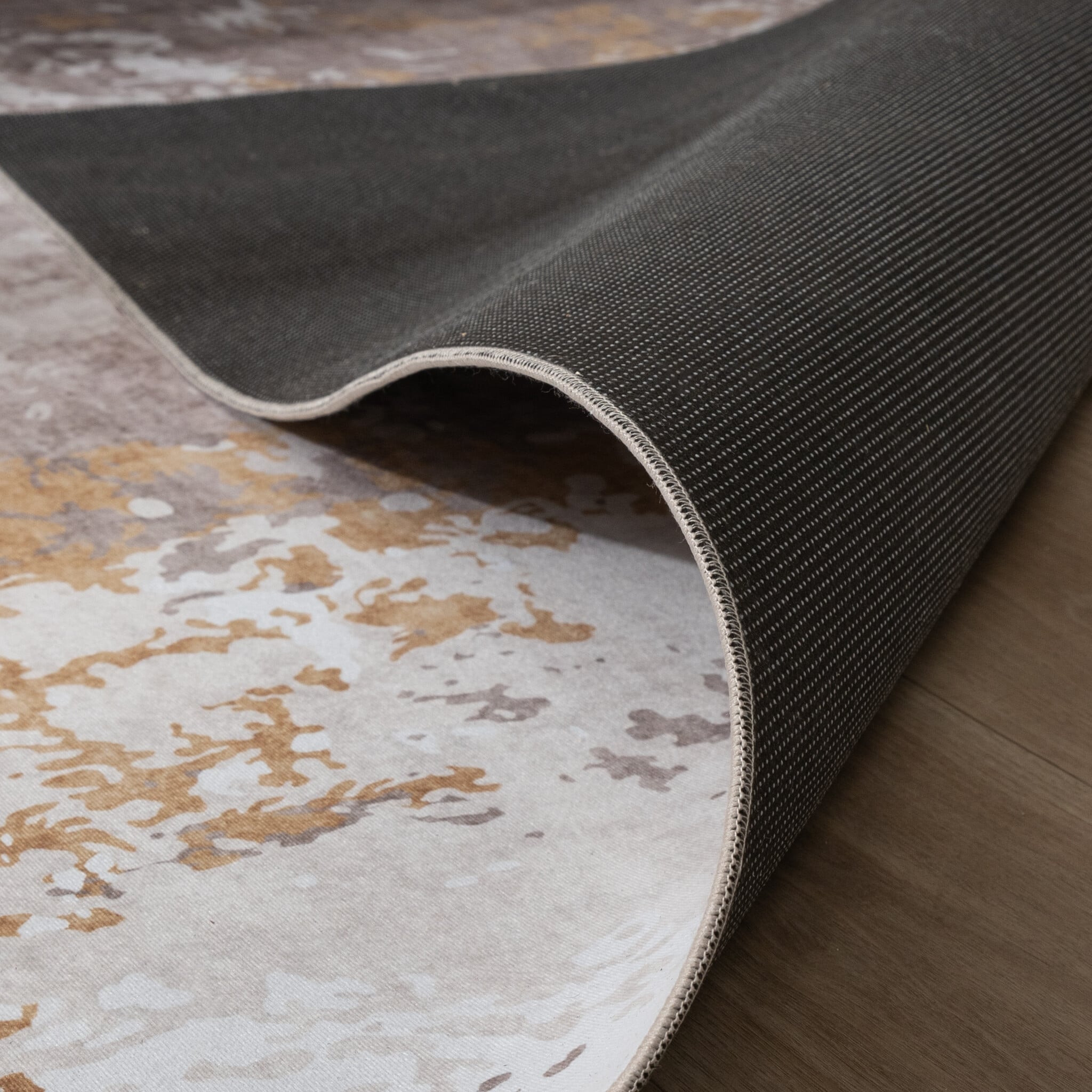 Modern Rug - Sarge Taupe/Yellow