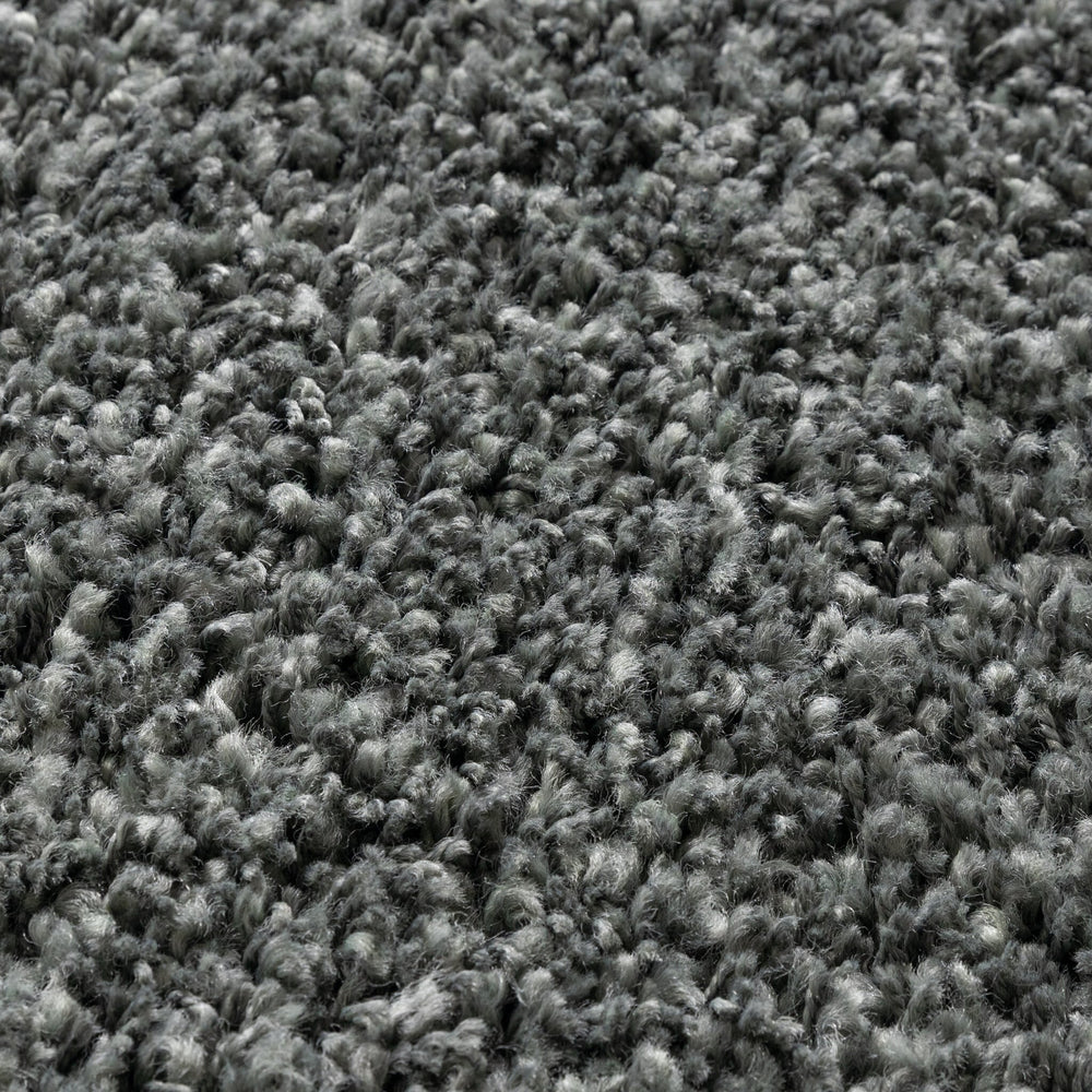 Round shaggy rug - Yves Green