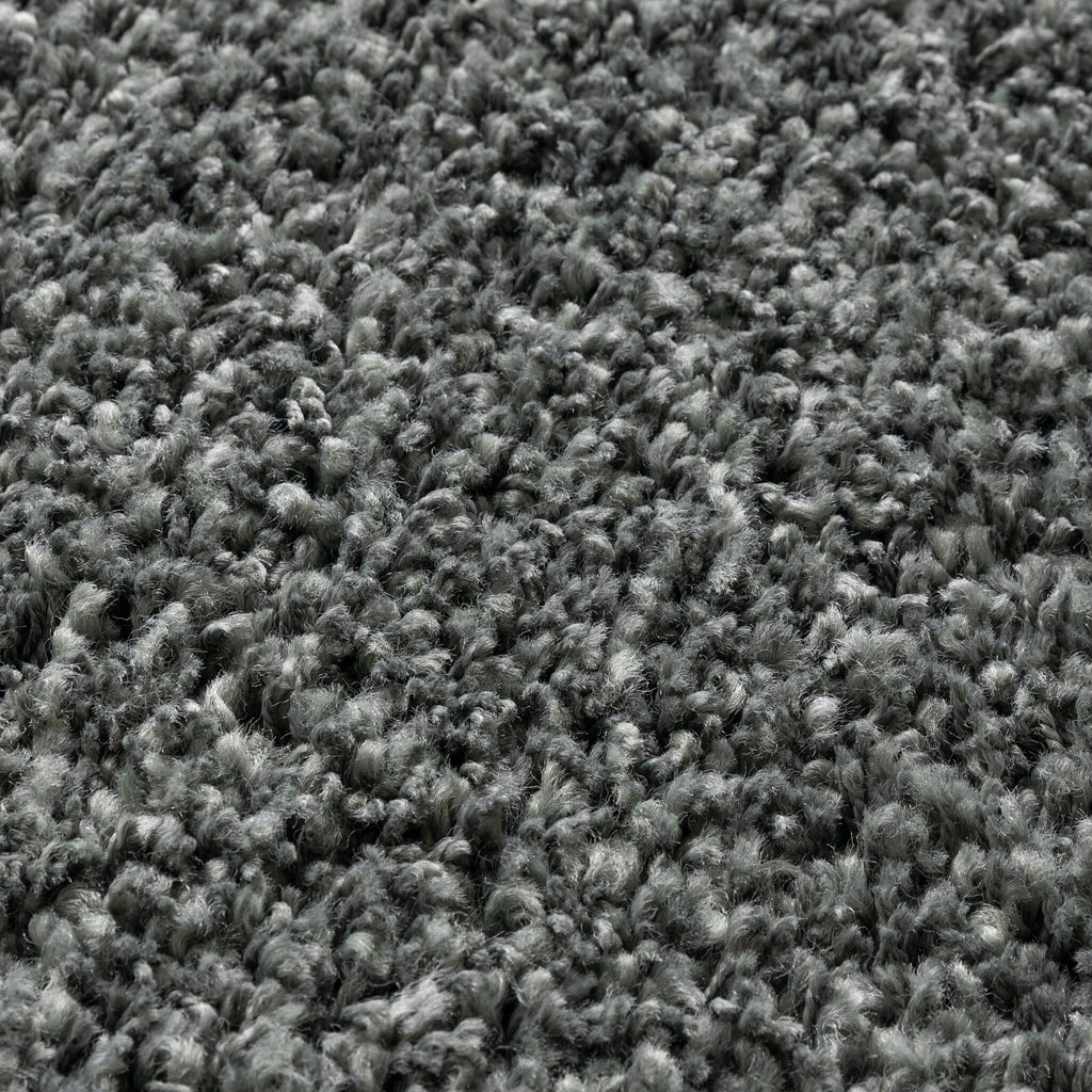 Round shaggy rug - Yves Green
