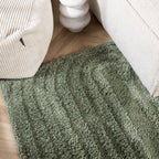 Scandinavian rug - Lova Arches Green