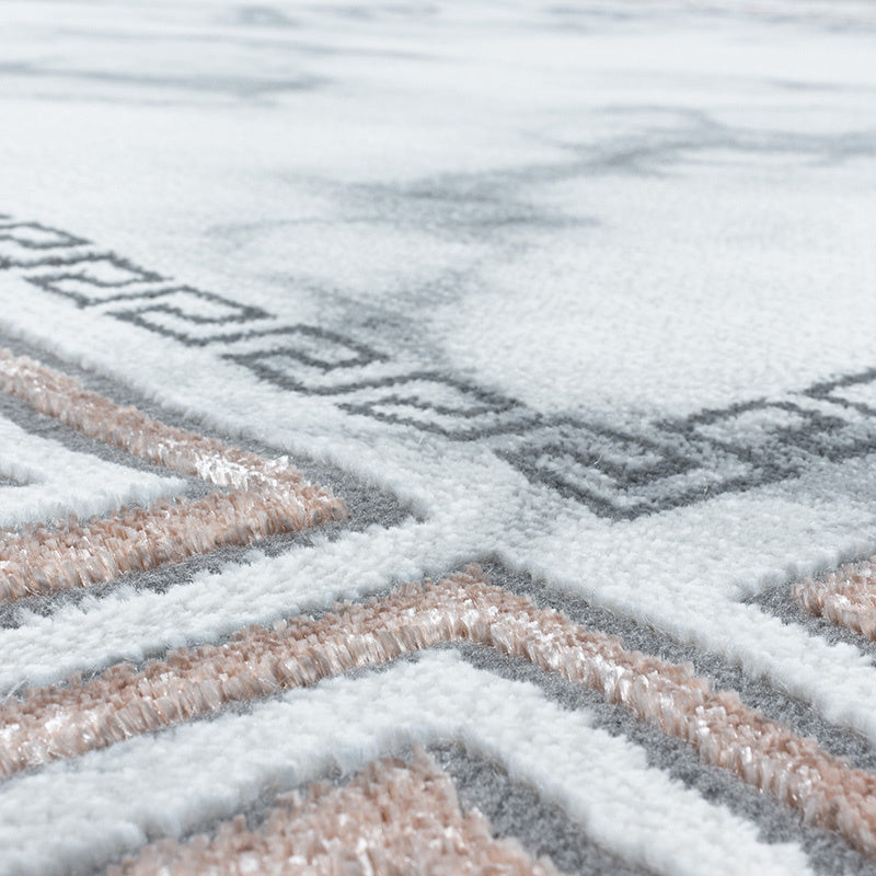 Modern Rug - Marble Edge Grey/Brown