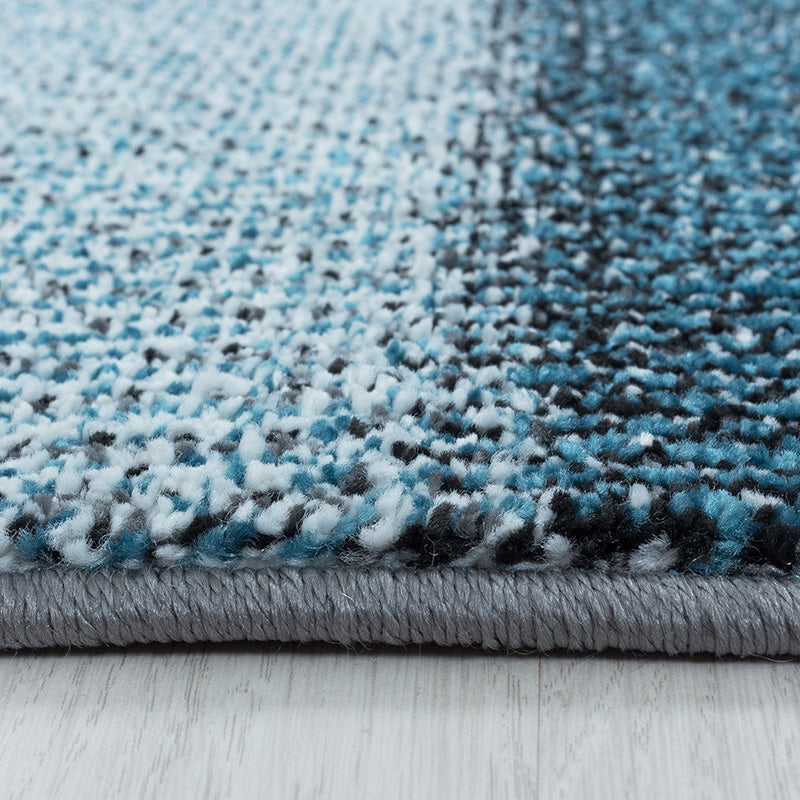 Modern floor rug - Optimism Block Blue/Grey