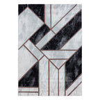 Modern Floor Rug - Marble Design Grey/Brown