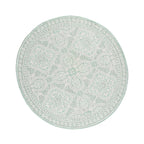 Round Outdoor Rug - Summer Oriental Mint