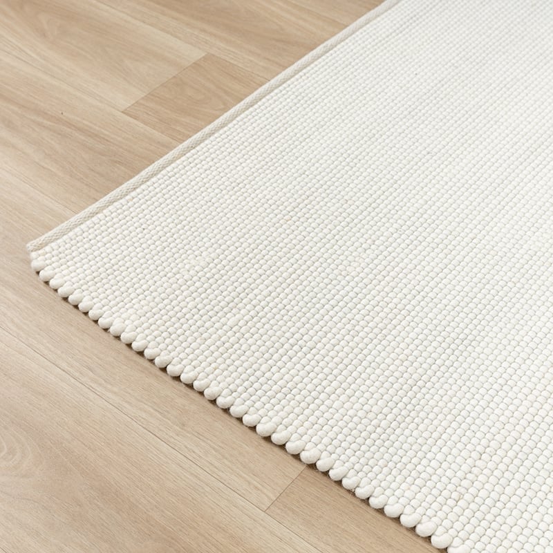 Wool Rug - Wise White