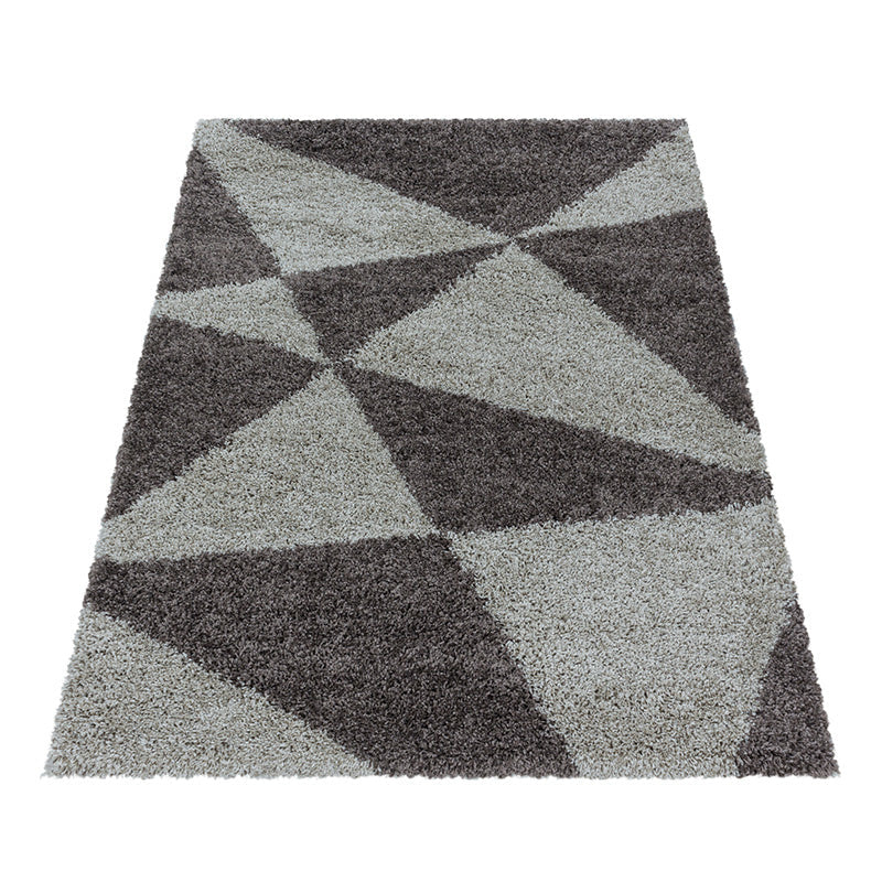 High pile floor rug - Tuggy Taupe