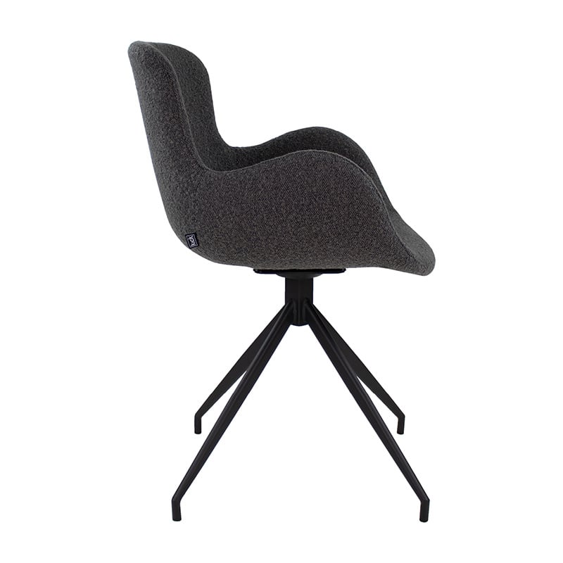 Swivel chair - Novi Dark Grey