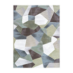 Abstract Floor Rug - Axil Blue/Green 5250