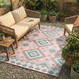 Bohemian Outdoor Rug - Vedra Aztec Pink