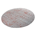 Round Wool Rug - Mathis Red