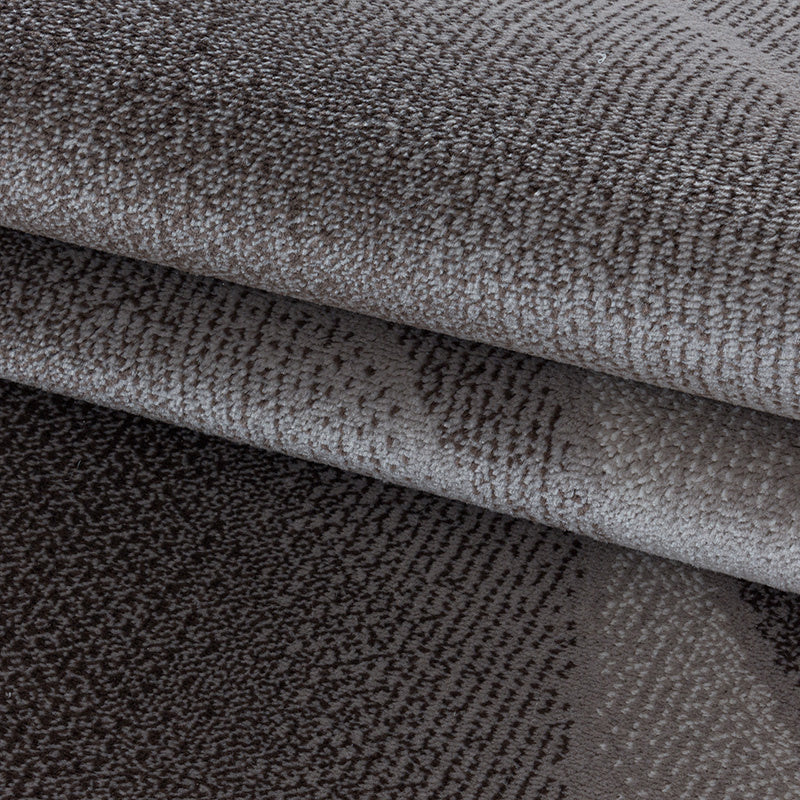 Modern floor rug - Streaky Waves Brown/Beige