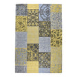 Patchwork Floor Rug - Delany Grey/Yellow