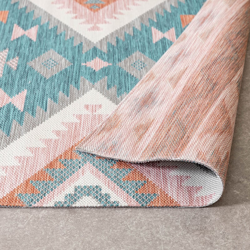Bohemian Outdoor Rug - Vedra Aztec Blue
