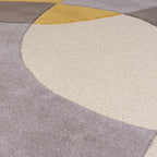 Modern floor rug - Rado Glow Ochre Yellow