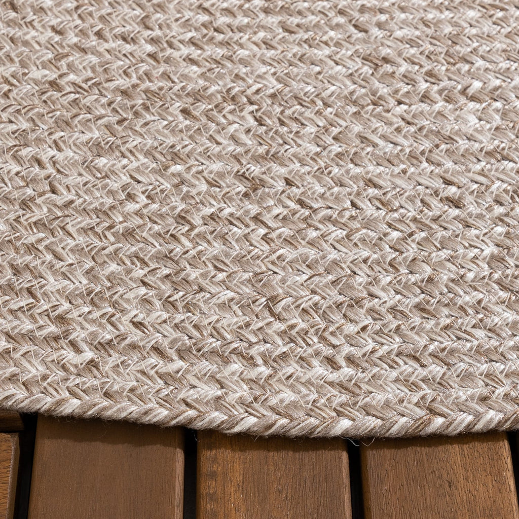 Round Jute Outdoor Rug - Bali Cream