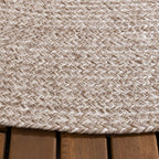 Round Jute Outdoor Rug - Bali Cream