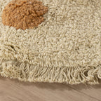 Round Kids' Room Rug – Lou Dots Yellow