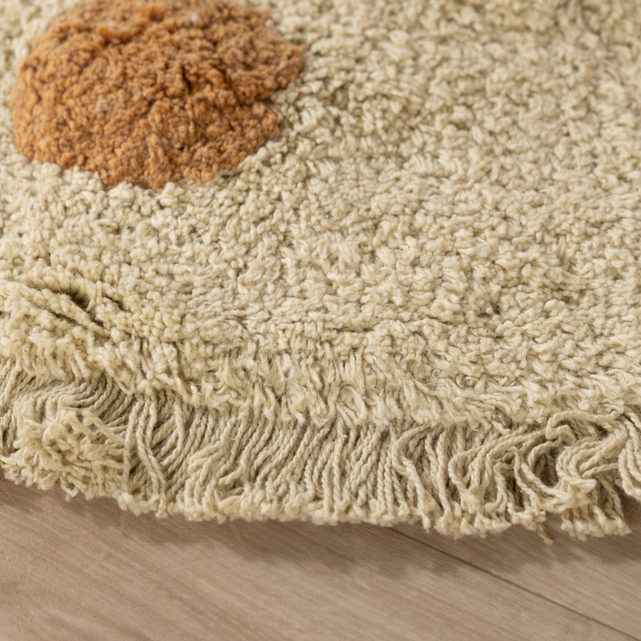 Round Kids' Room Rug – Lou Dots Yellow