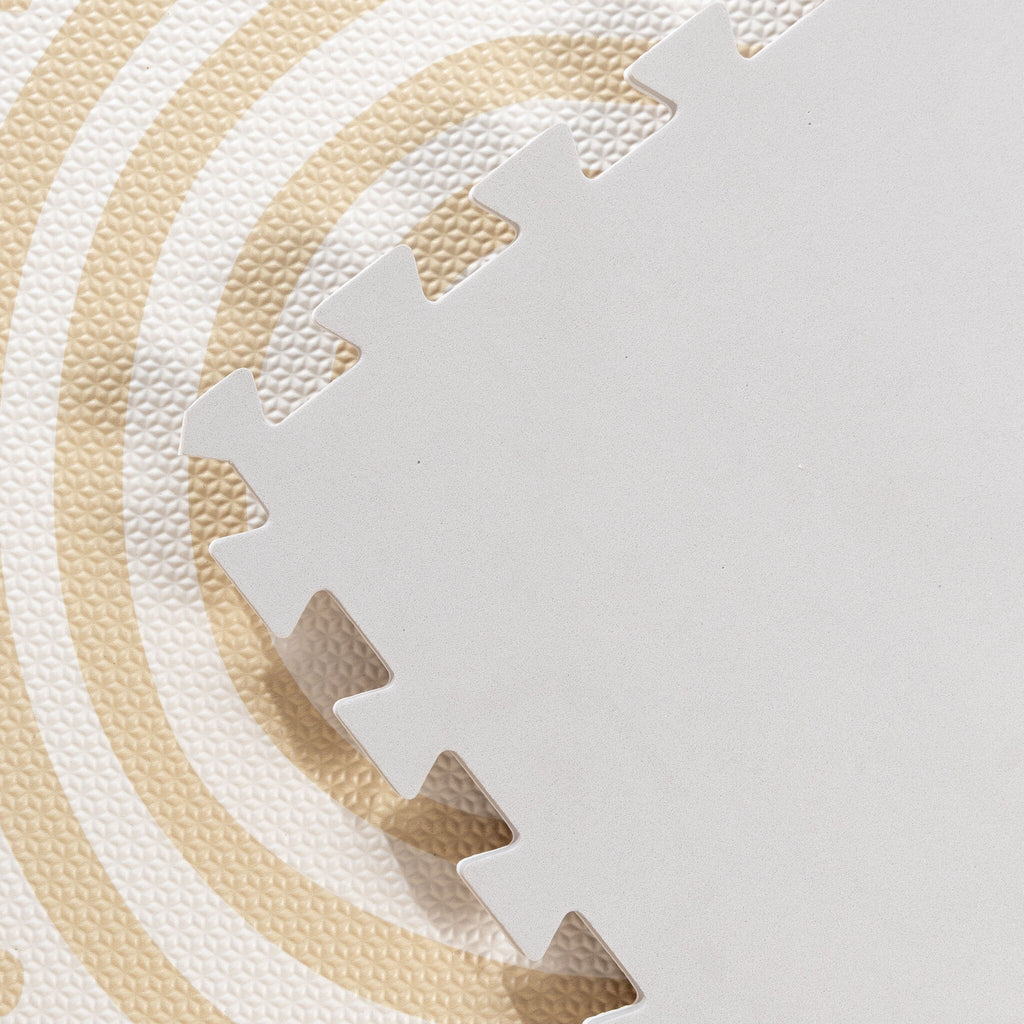 Foam Puzzle Mat – Alfie Grid Beige