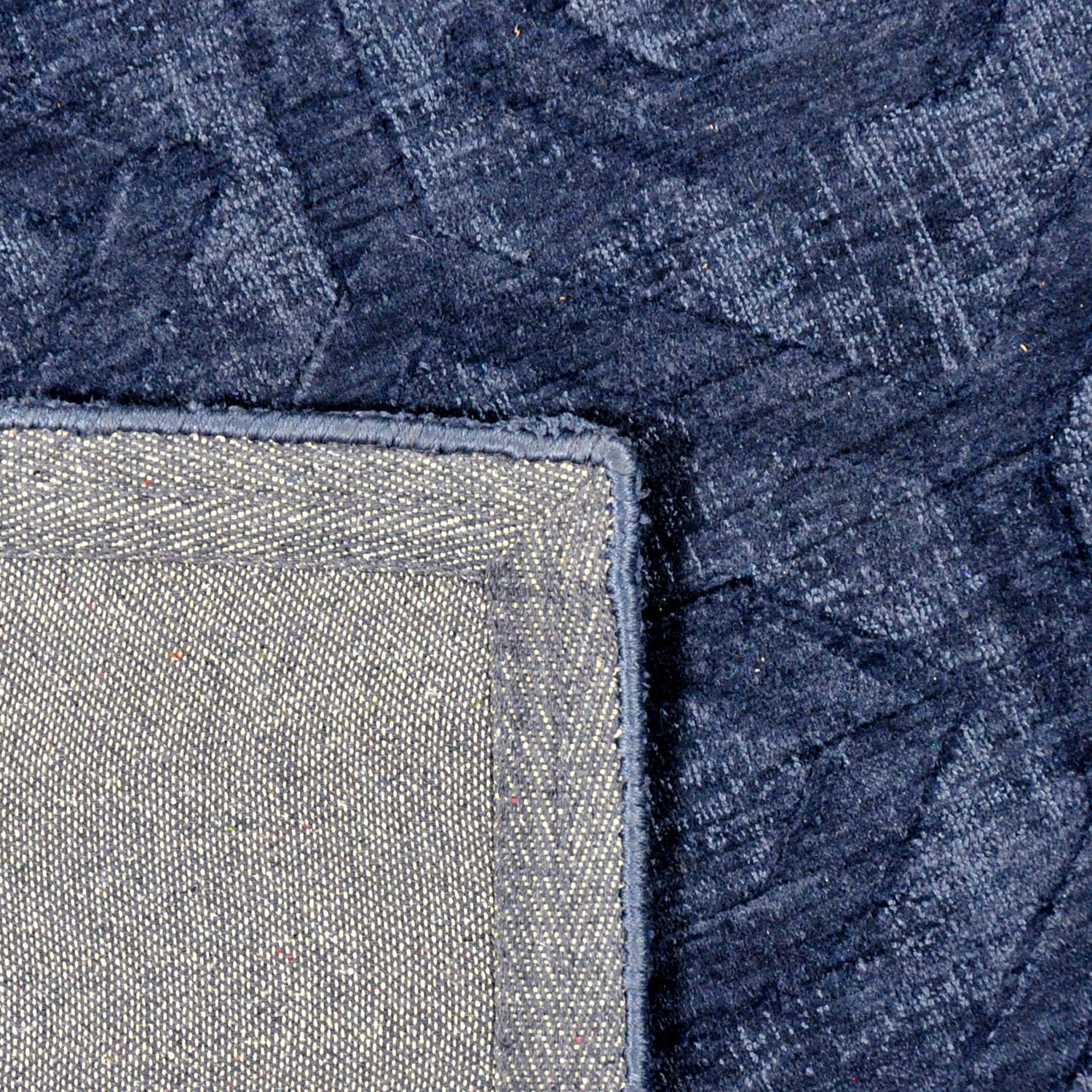 Geometric Floor Rug - Hermine Blue