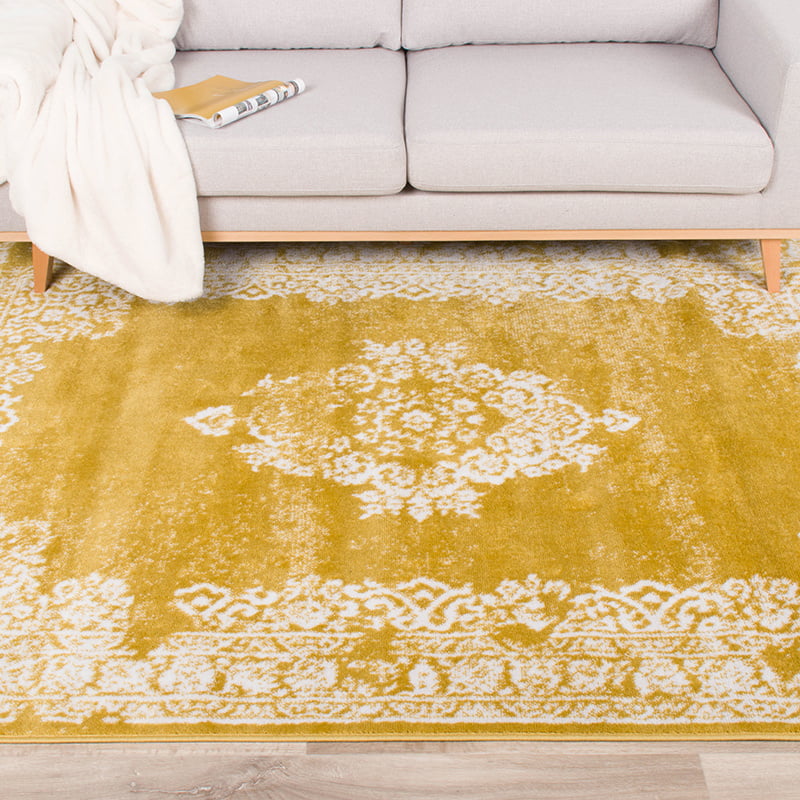 Vintage Rug - Adore Medallion Yellow