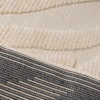 Washable Rug - Dunya Zebra White