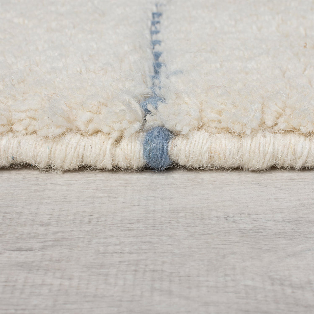 Japandi Floor Rug - Dotto Geo White
