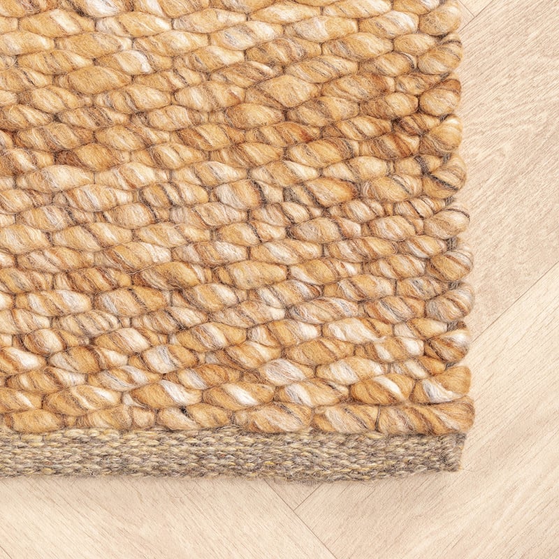 Wool Rug - Brilliant Ochre Yellow