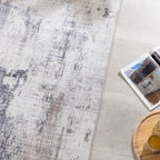 Washable Runner - Domingo Grunge Taupe/Cream