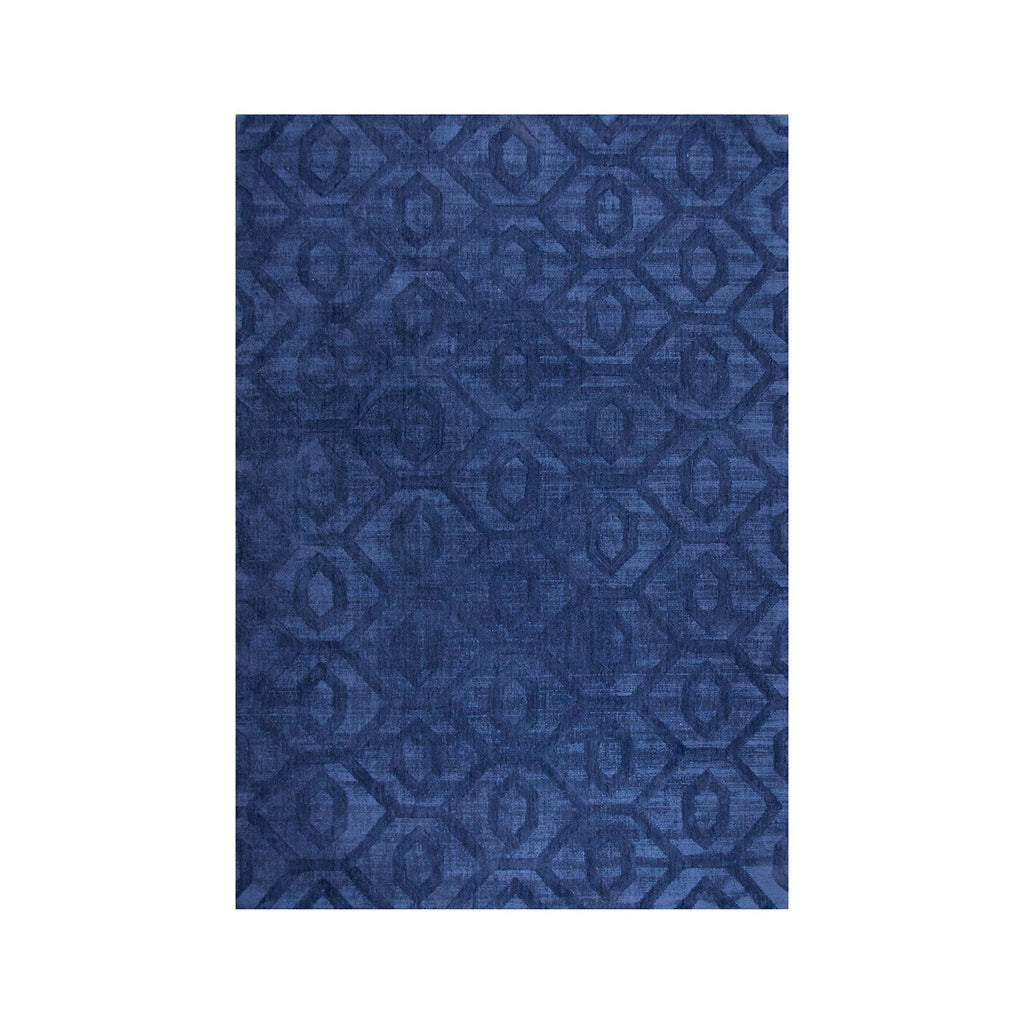 Geometric Floor Rug - Hermine Blue